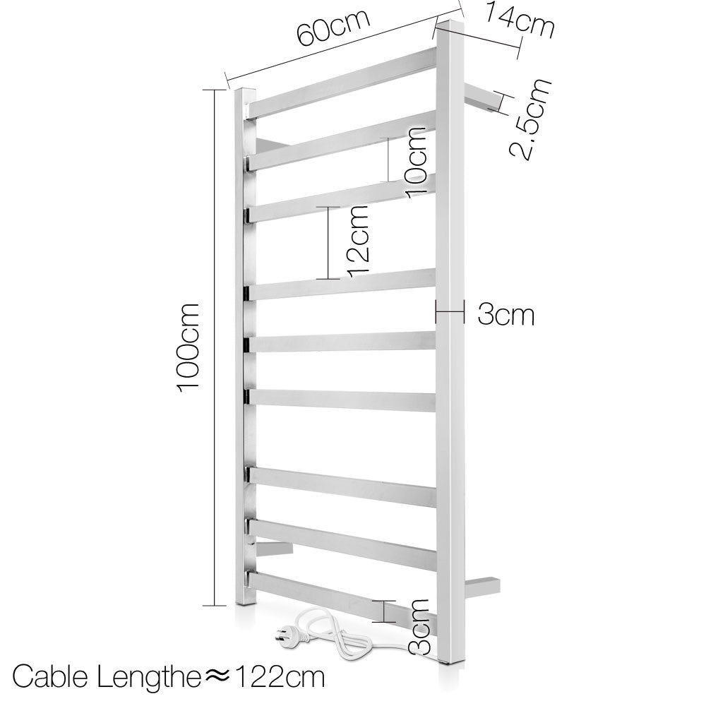 Electric Heated Towel Rail - Large