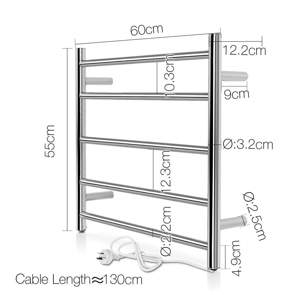 Electric Heated Towel Rail - Small