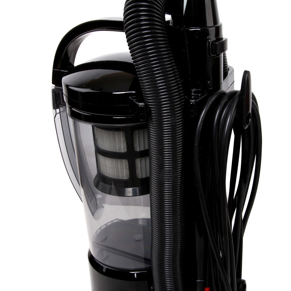 Upright Cyclonic Vacuum Cleaner Bagless HEPA Filter Black