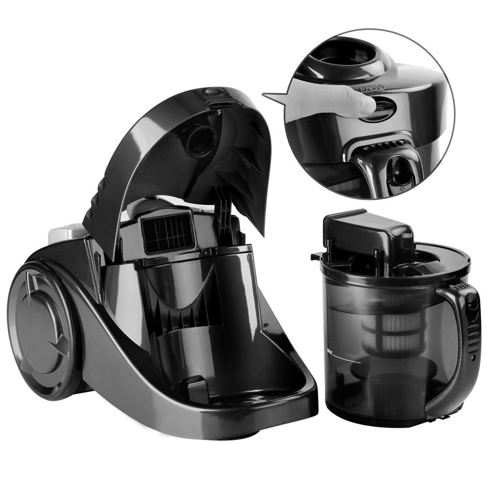 Bagless Cyclone Cyclonic Vacuum Cleaner HEPA Black