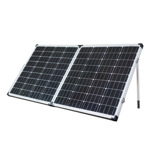 12V 160W Solar Folding Panel Kit Caravan Boat Camping Power Mono Charging