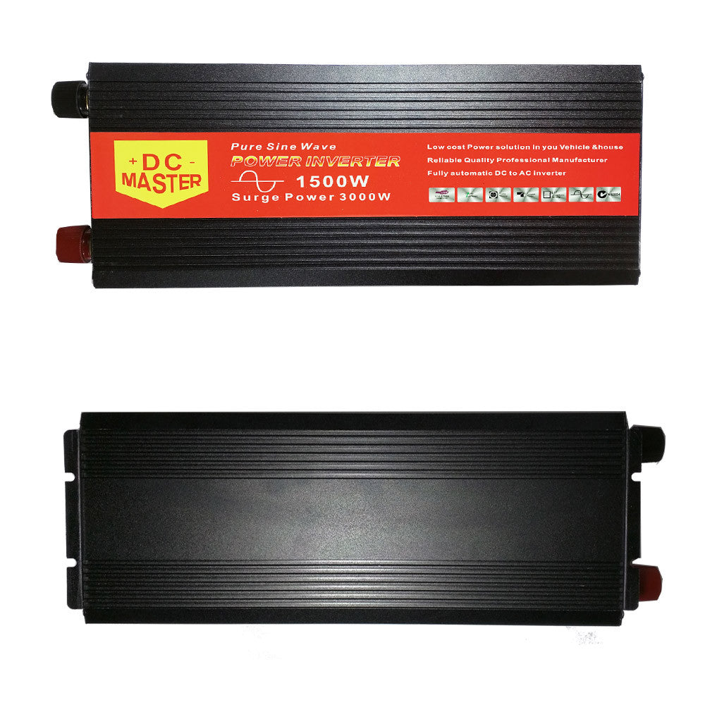 Pure Sine Wave 1500W Max 3000W 12V-230V Power Inverter Car Caravan Camping Boat