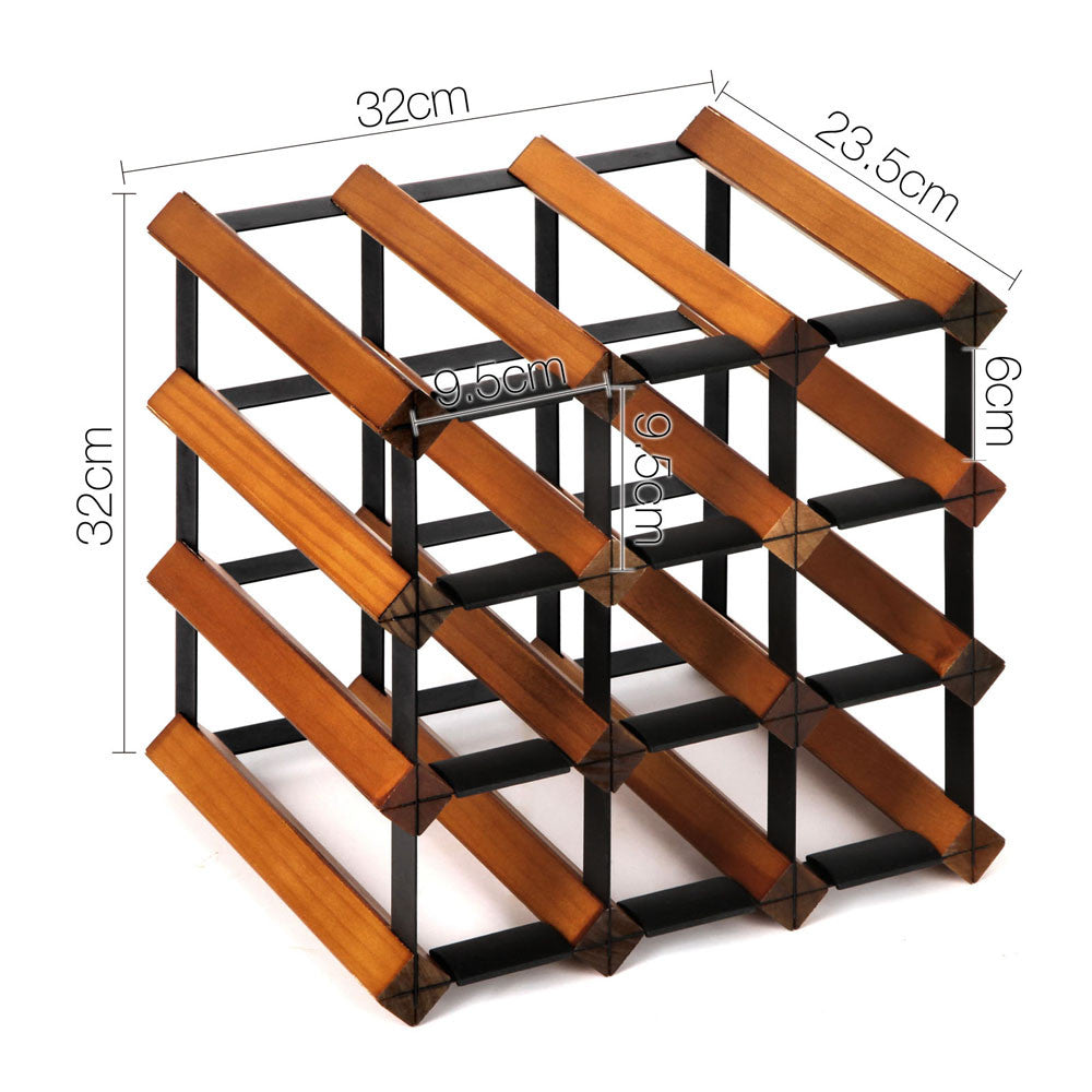 Timber Wine Rack 12 Bottles