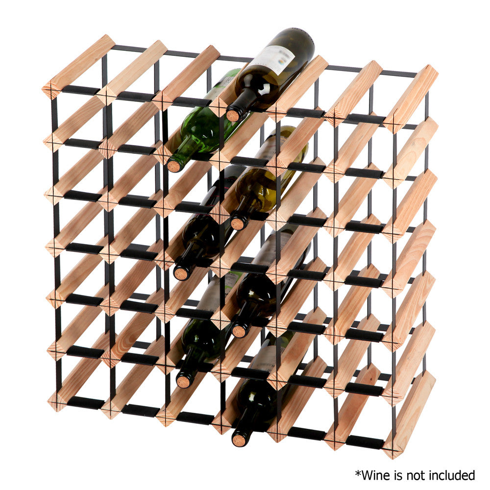 Timber Wine Rack 42 Bottles