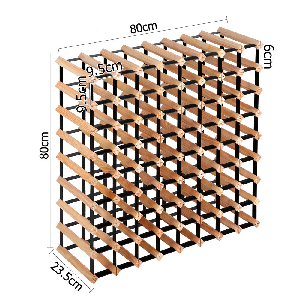 Timber Wine Rack 72 Bottles